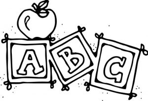 Easy Coloring Pages Abc